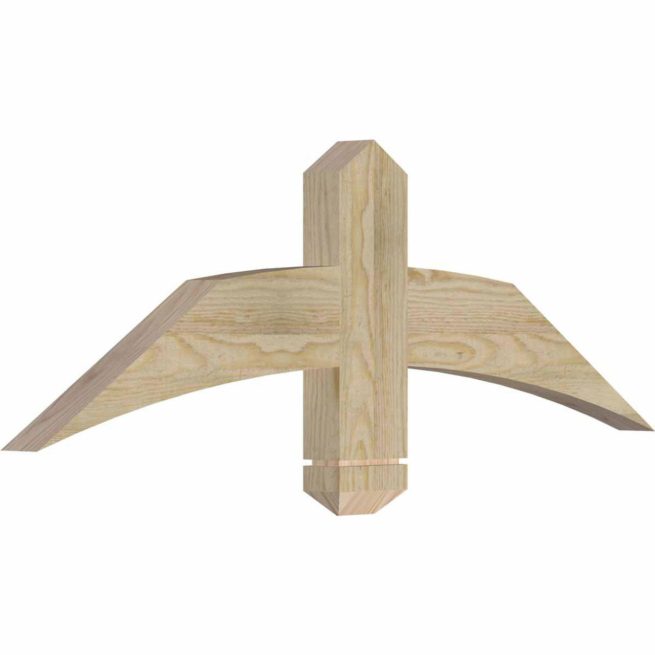 8/12 Pitch Bellingham Rough Sawn Timber Gable Bracket GBW036X12X0204BEL00RDF