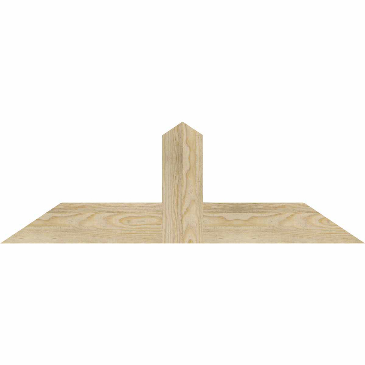 8/12 Pitch Portland Rough Sawn Timber Gable Bracket GBW036X12X0204POR00RDF