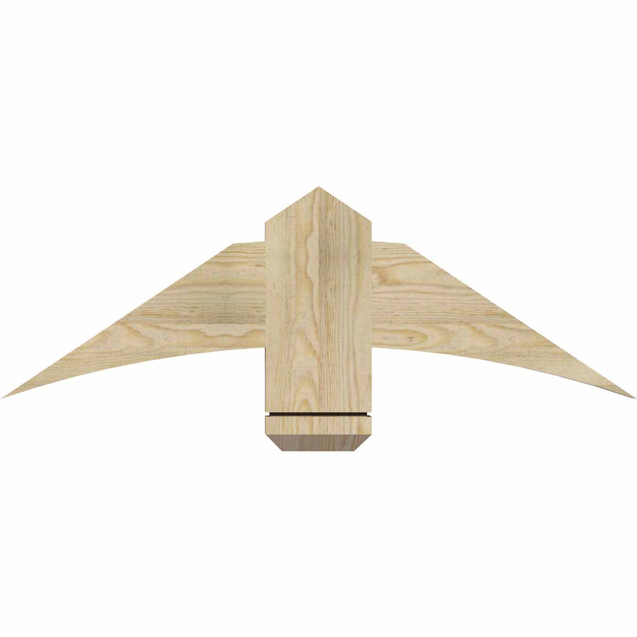 8/12 Pitch Bellingham Rough Sawn Timber Gable Bracket GBW036X12X0206BEL00RDF