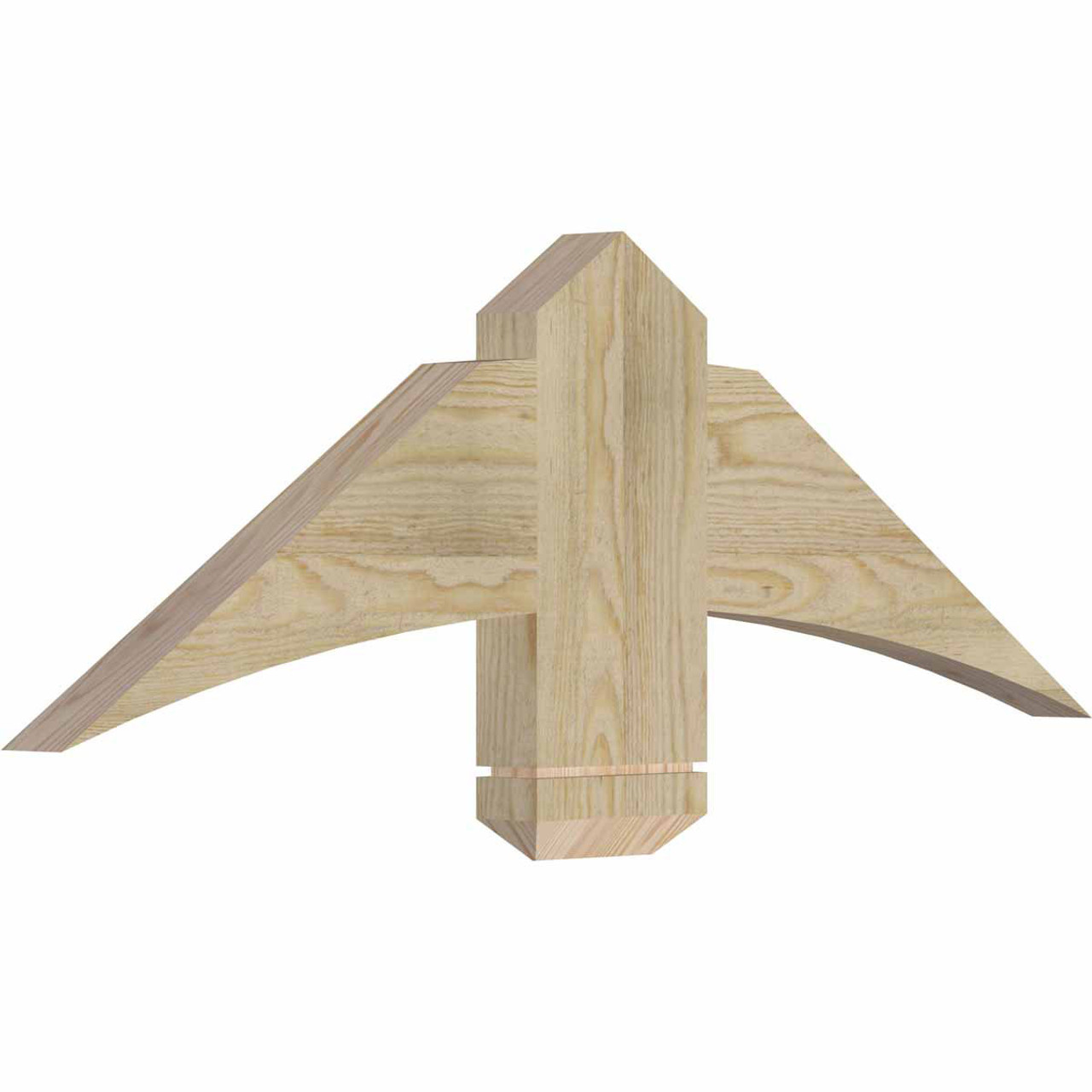 8/12 Pitch Bellingham Rough Sawn Timber Gable Bracket GBW036X12X0206BEL00RDF