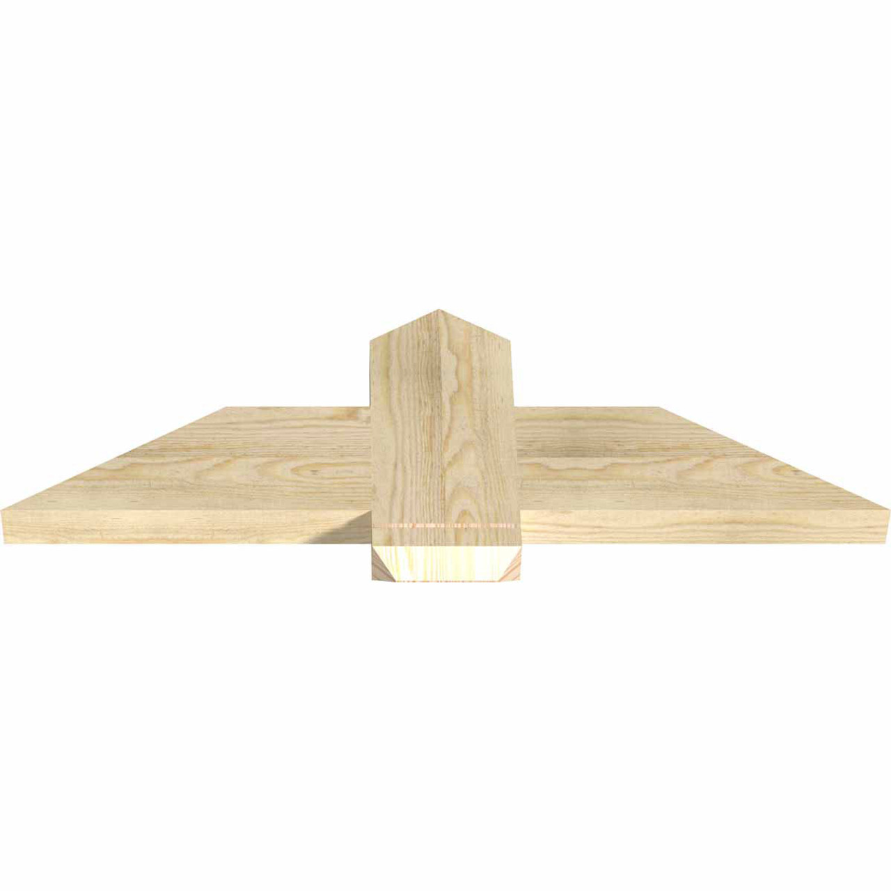 8/12 Pitch Eugene Rough Sawn Timber Gable Bracket GBW036X12X0206EUG00RDF