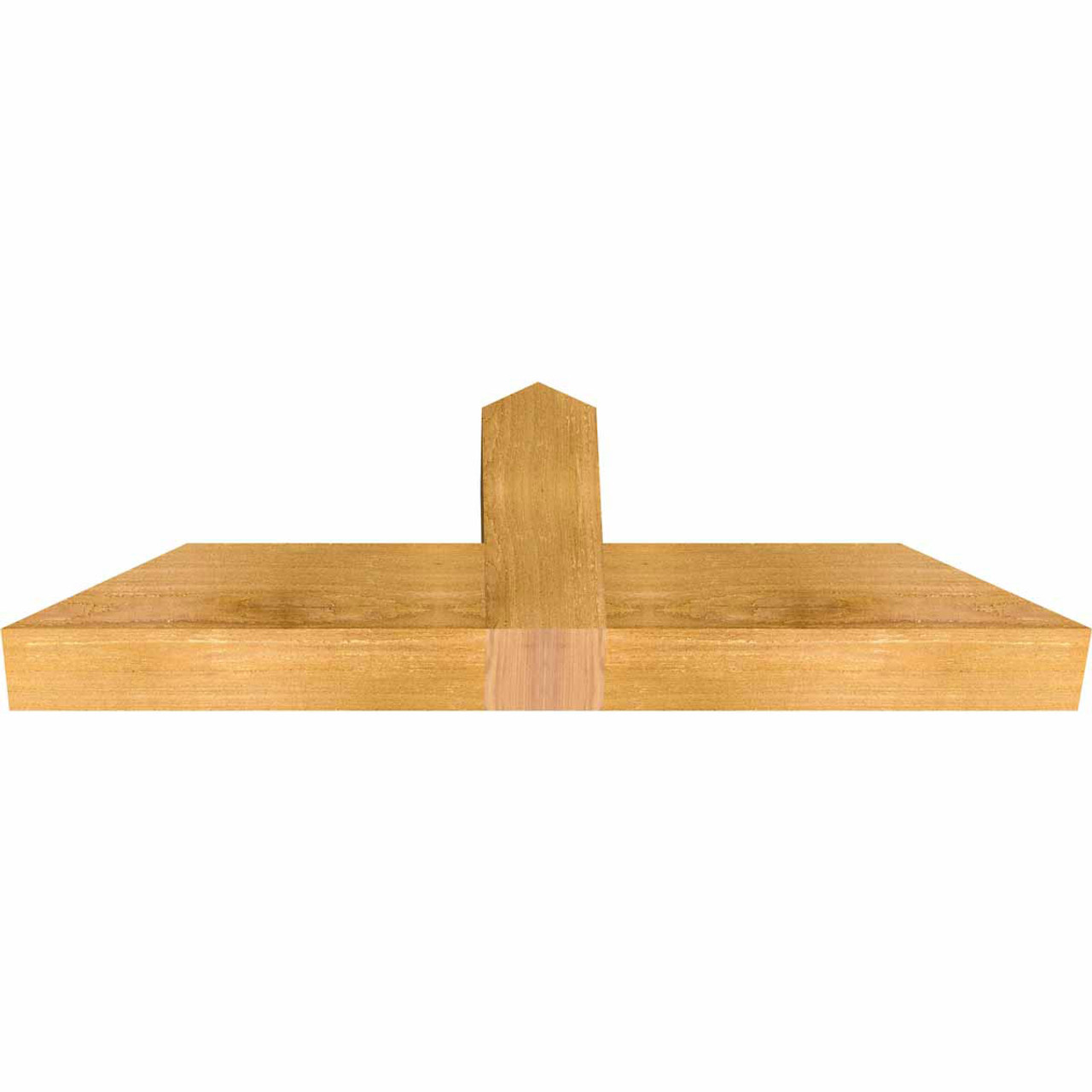 8/12 Pitch Portland Rough Sawn Timber Gable Bracket GBW036X12X0404POR00RWR