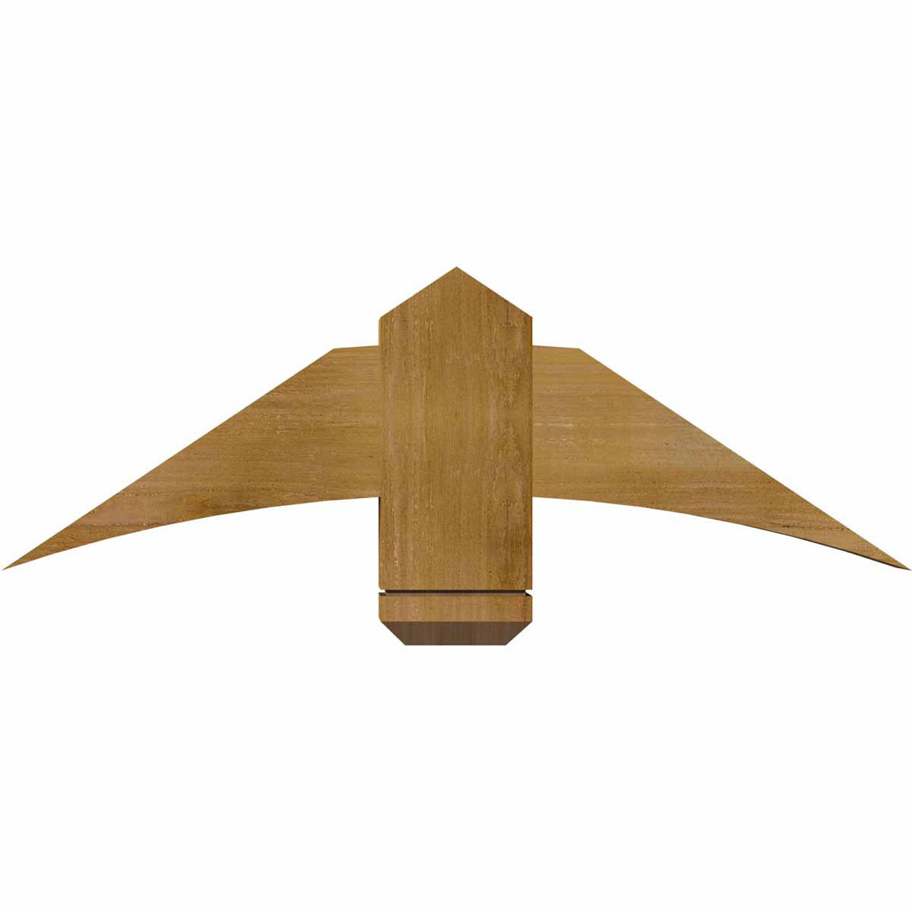 8/12 Pitch Bellingham Rough Sawn Timber Gable Bracket GBW036X12X0406BEL00RWR