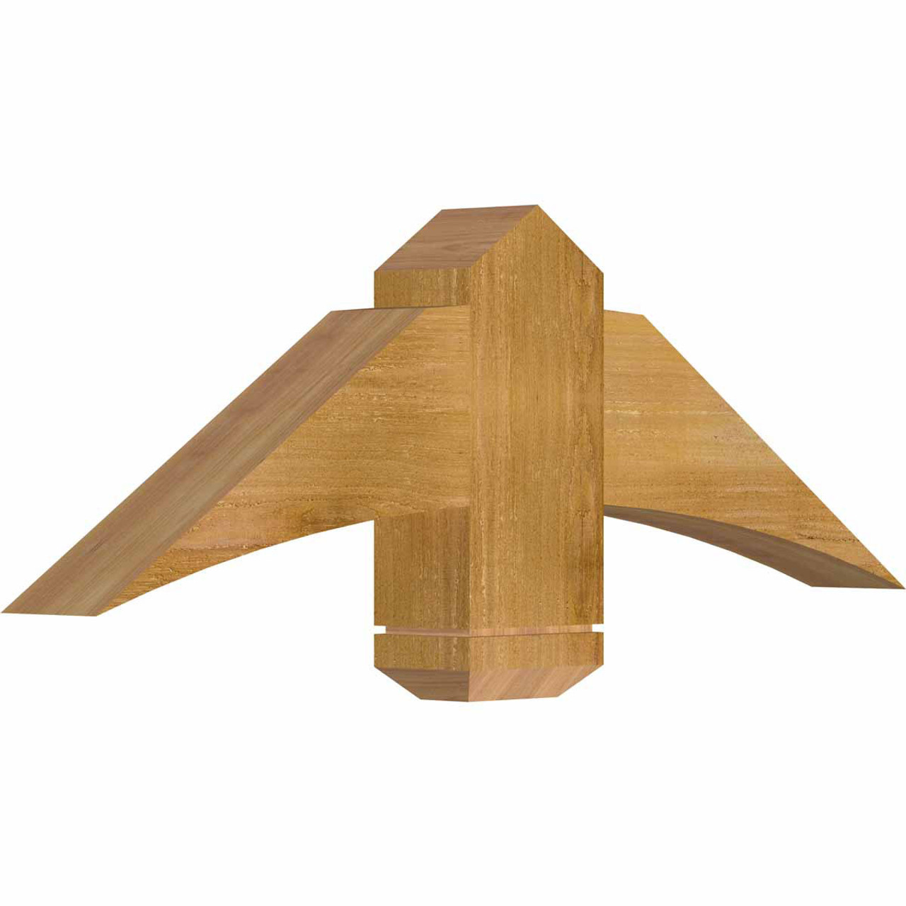 8/12 Pitch Bellingham Rough Sawn Timber Gable Bracket GBW036X12X0406BEL00RWR