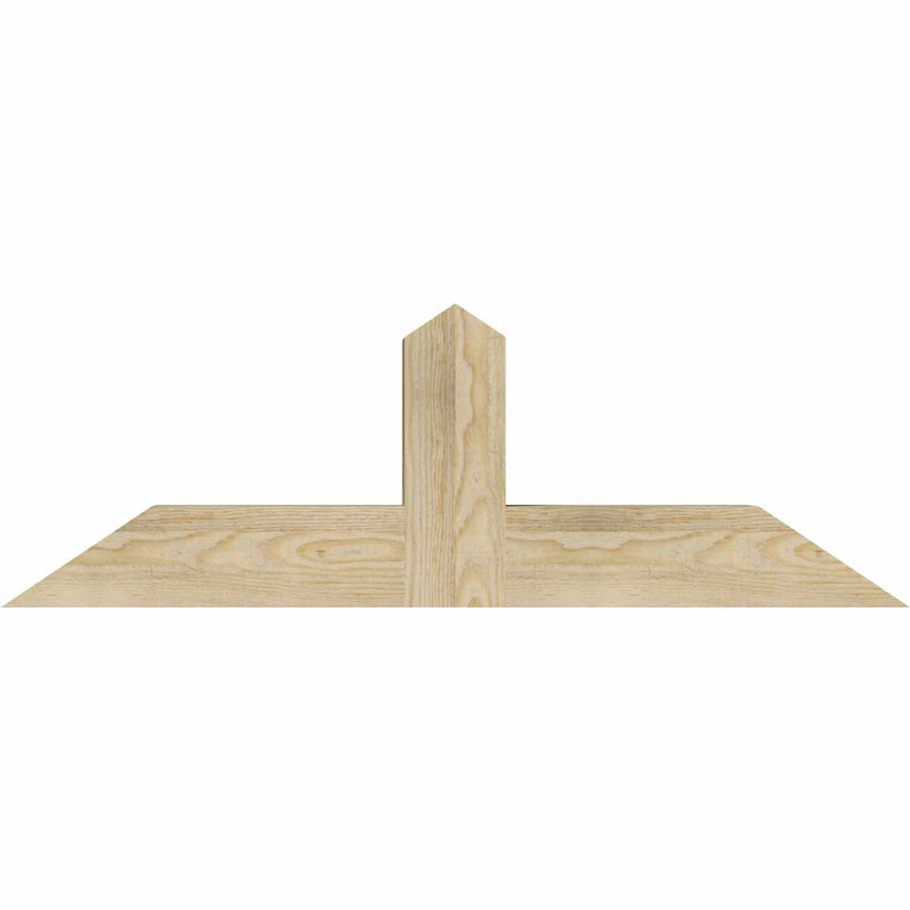 8/12 Pitch Portland Rough Sawn Timber Gable Bracket GBW036X12X0404POR00RDF