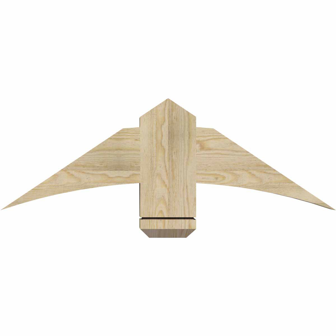 8/12 Pitch Bellingham Rough Sawn Timber Gable Bracket GBW036X12X0406BEL00RDF