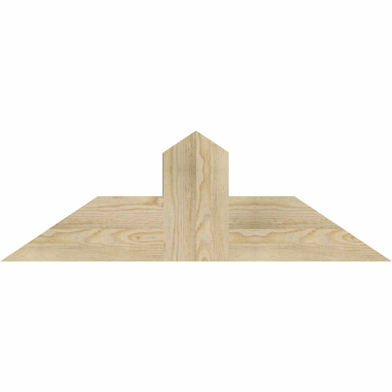 8/12 Pitch Portland Rough Sawn Timber Gable Bracket GBW036X12X0406POR00RDF