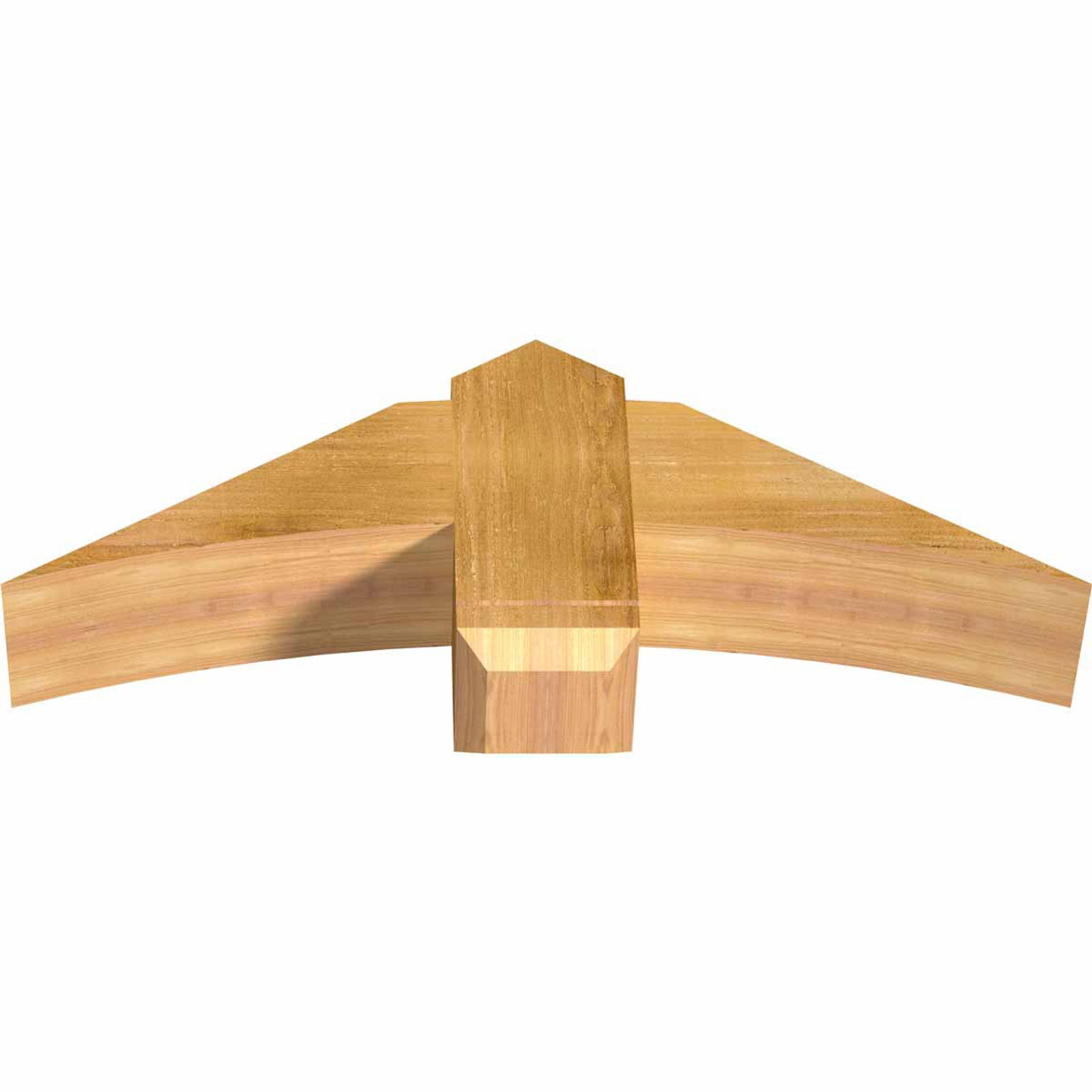 8/12 Pitch Bellingham Rough Sawn Timber Gable Bracket GBW036X12X0606BEL00RWR