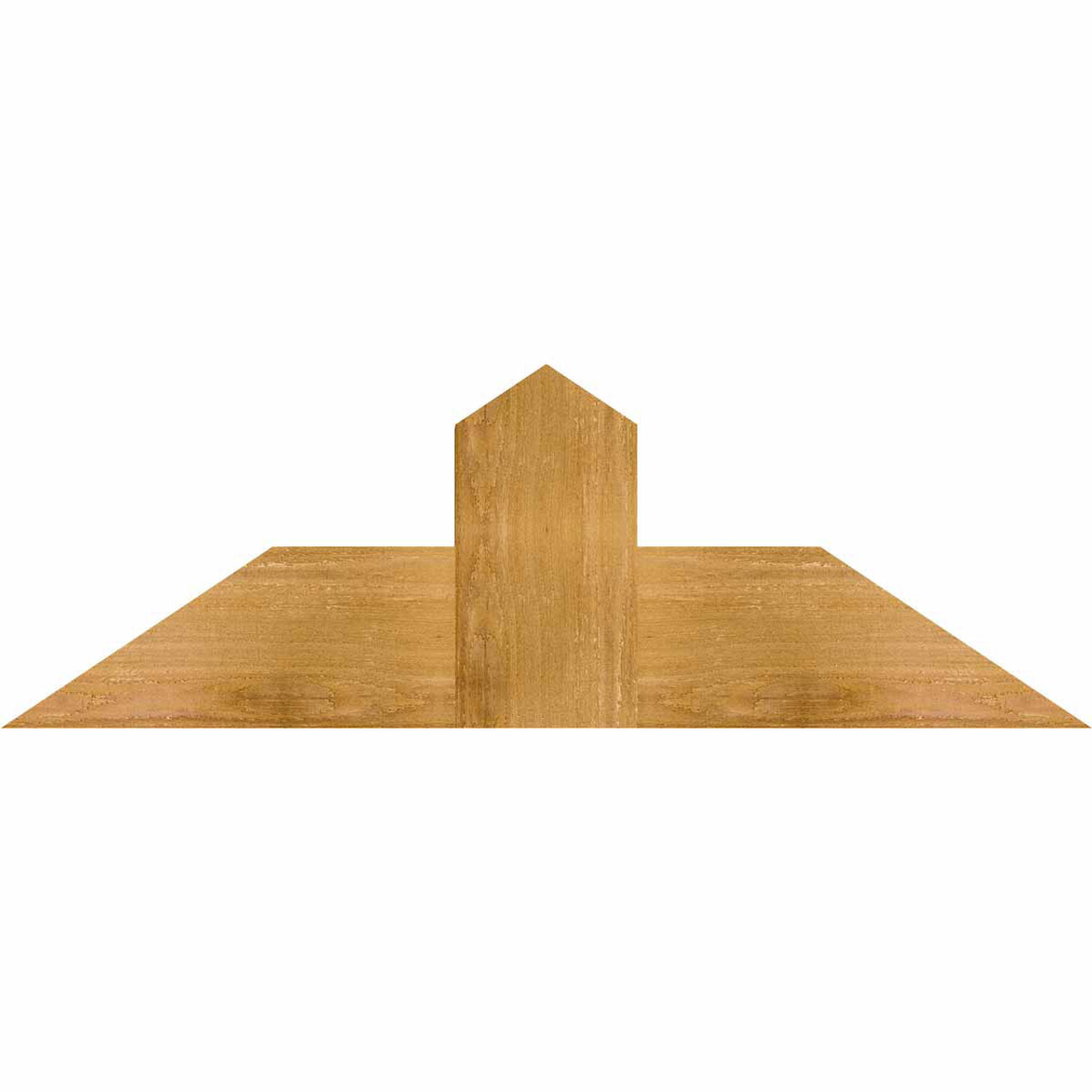 8/12 Pitch Portland Rough Sawn Timber Gable Bracket GBW036X12X0606POR00RWR