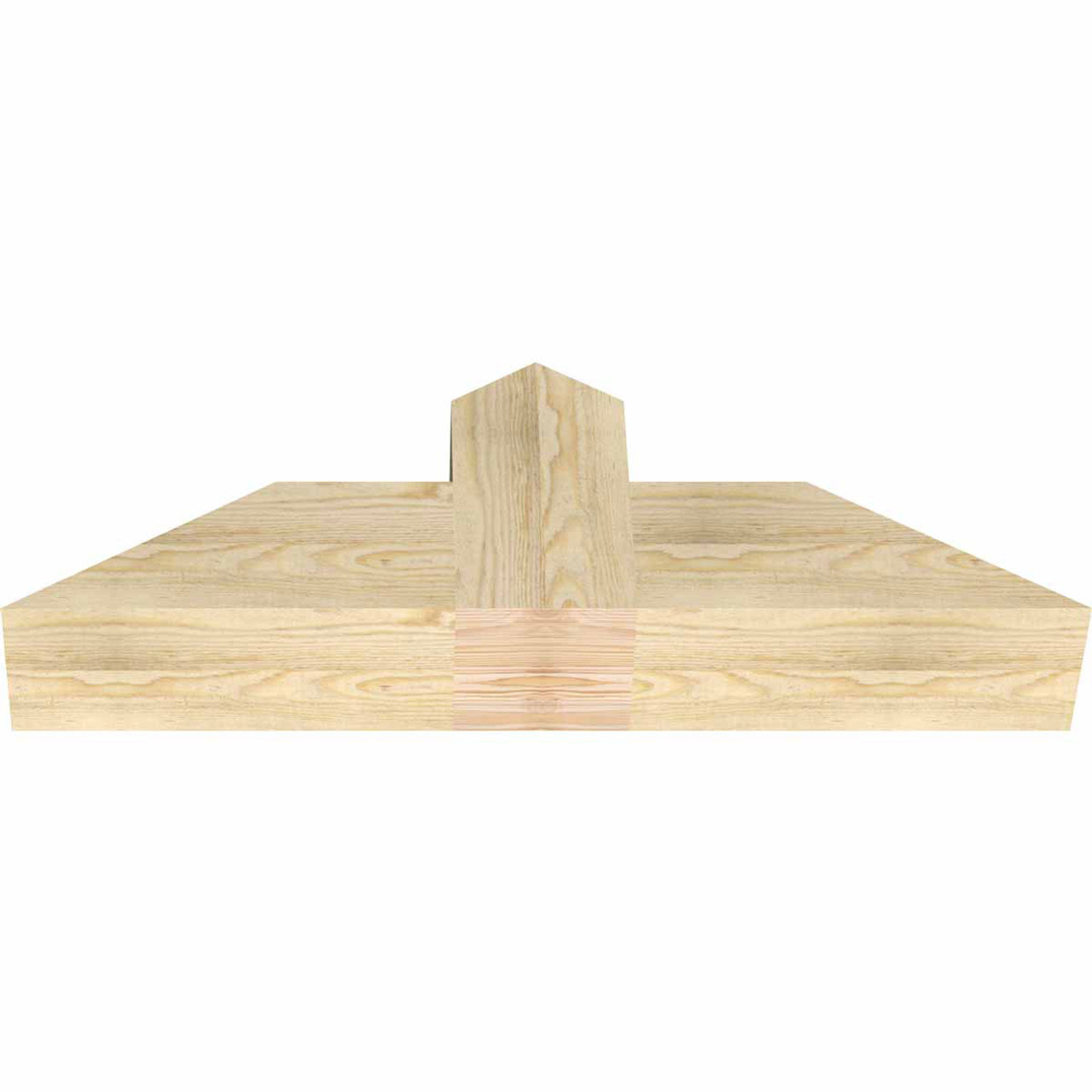 8/12 Pitch Portland Rough Sawn Timber Gable Bracket GBW036X12X0606POR00RDF