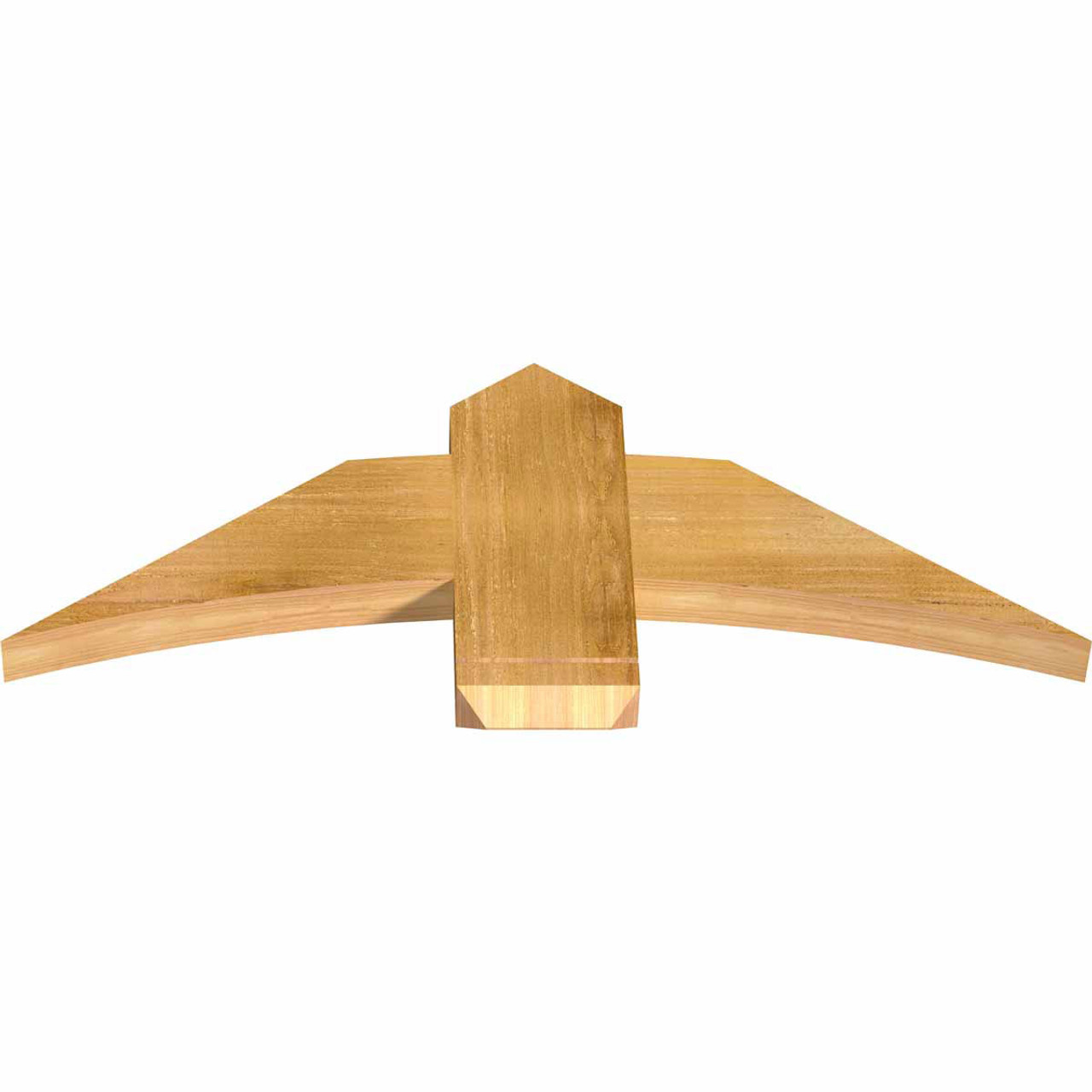 9/12 Pitch Bellingham Rough Sawn Timber Gable Bracket GBW036X13X0206BEL00RWR