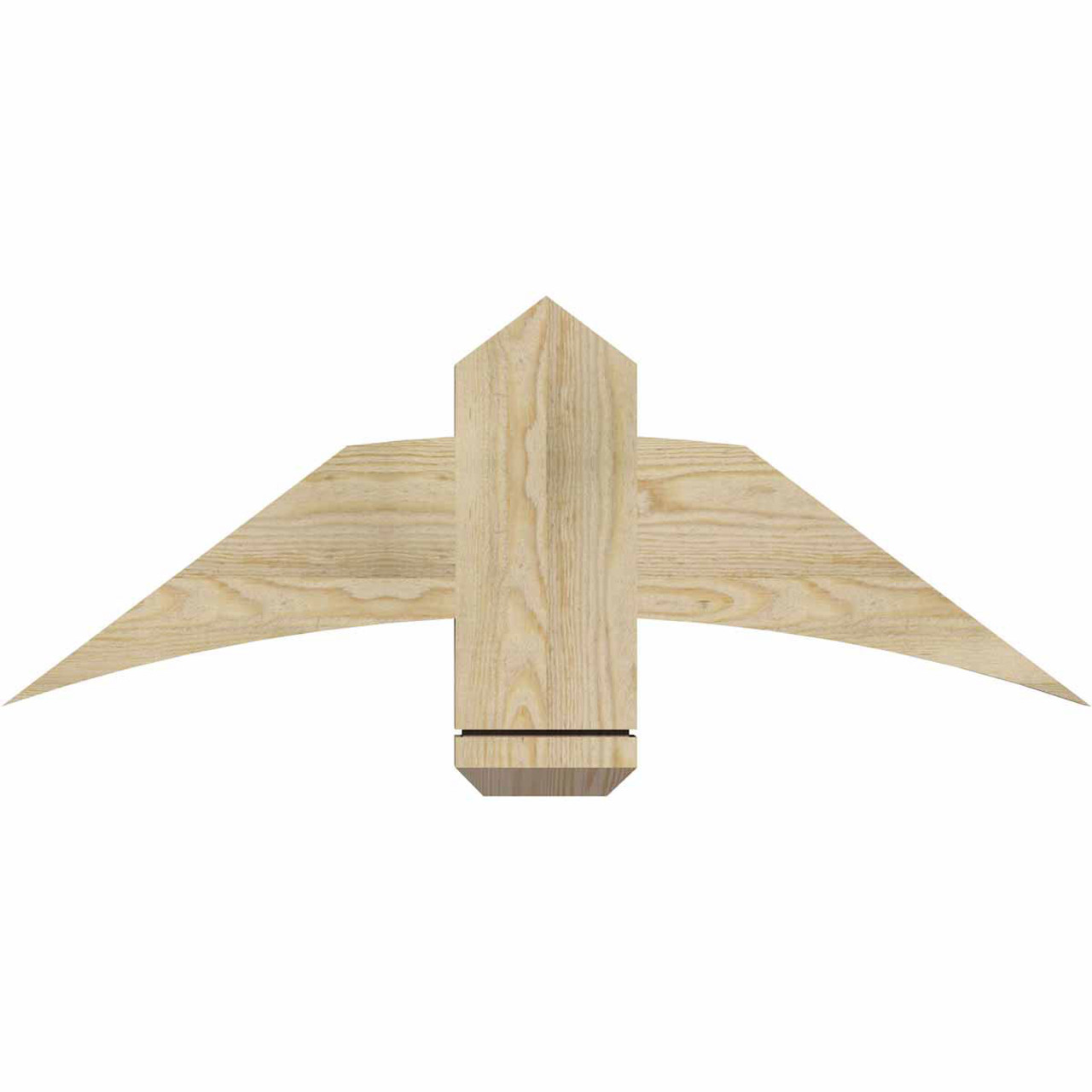 9/12 Pitch Bellingham Rough Sawn Timber Gable Bracket GBW036X13X0206BEL00RDF