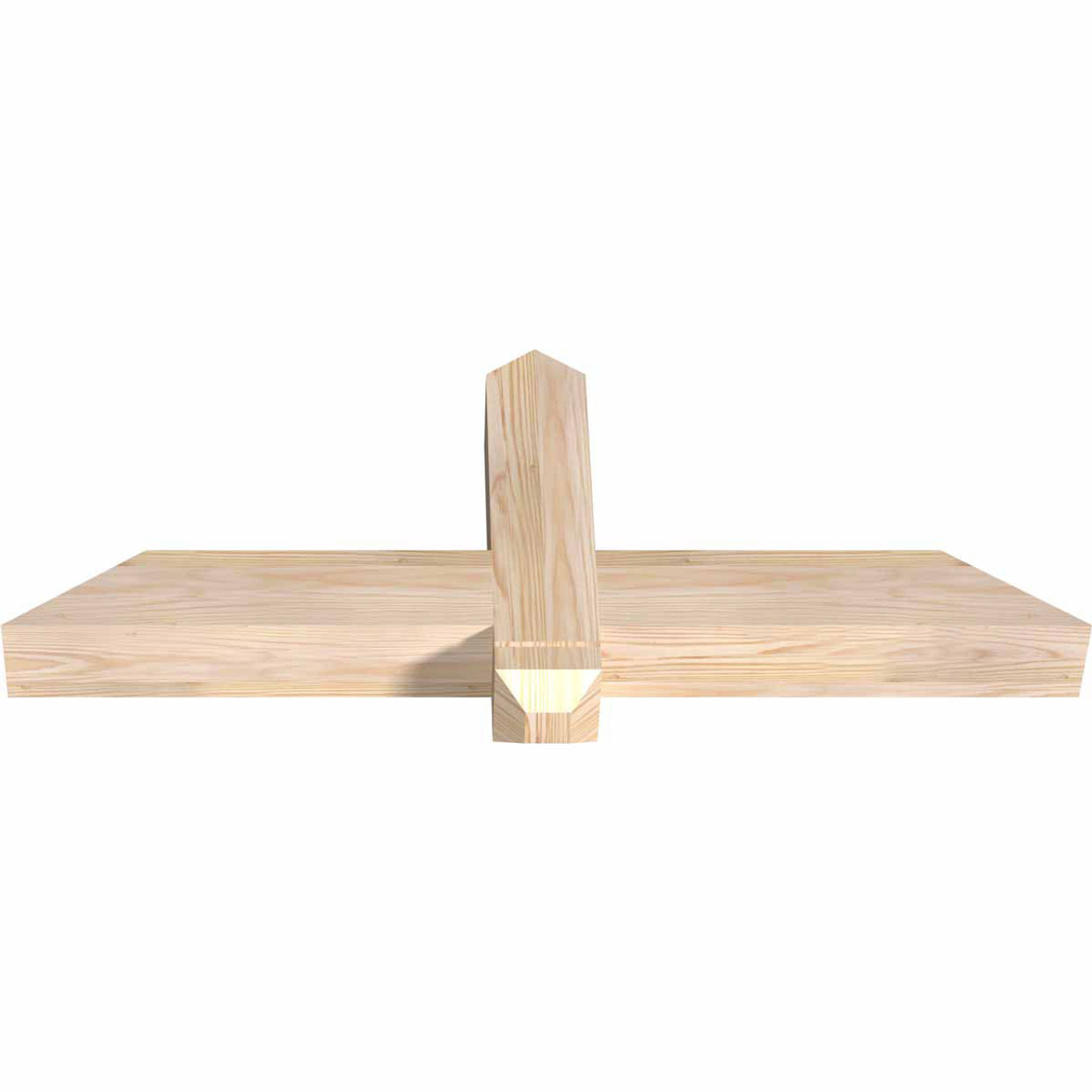 9/12 Pitch Eugene Smooth Timber Gable Bracket GBW036X13X0404EUG00SDF