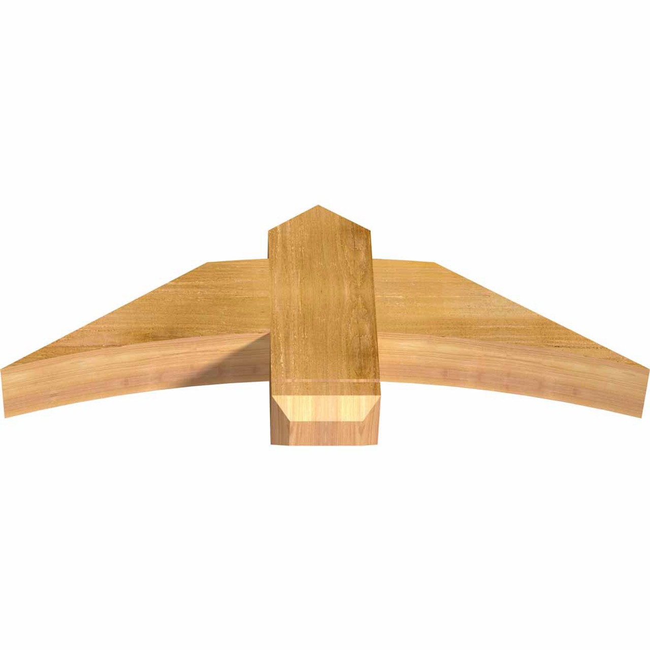 9/12 Pitch Bellingham Rough Sawn Timber Gable Bracket GBW036X13X0406BEL00RWR