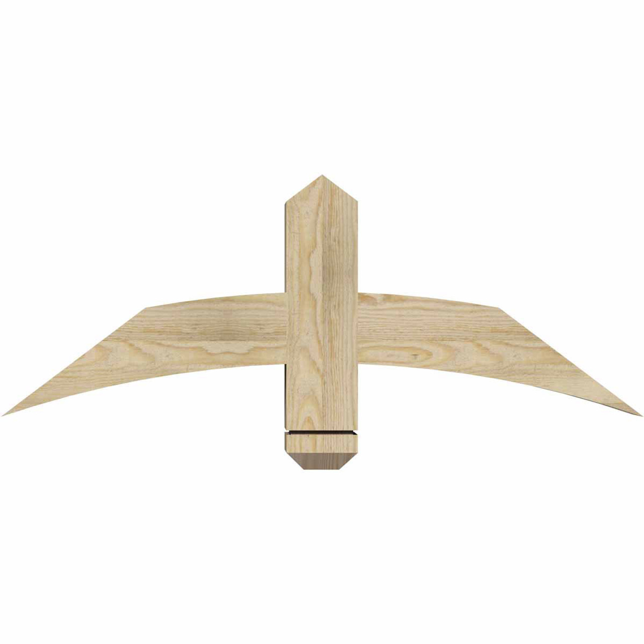 9/12 Pitch Bellingham Rough Sawn Timber Gable Bracket GBW036X13X0404BEL00RDF