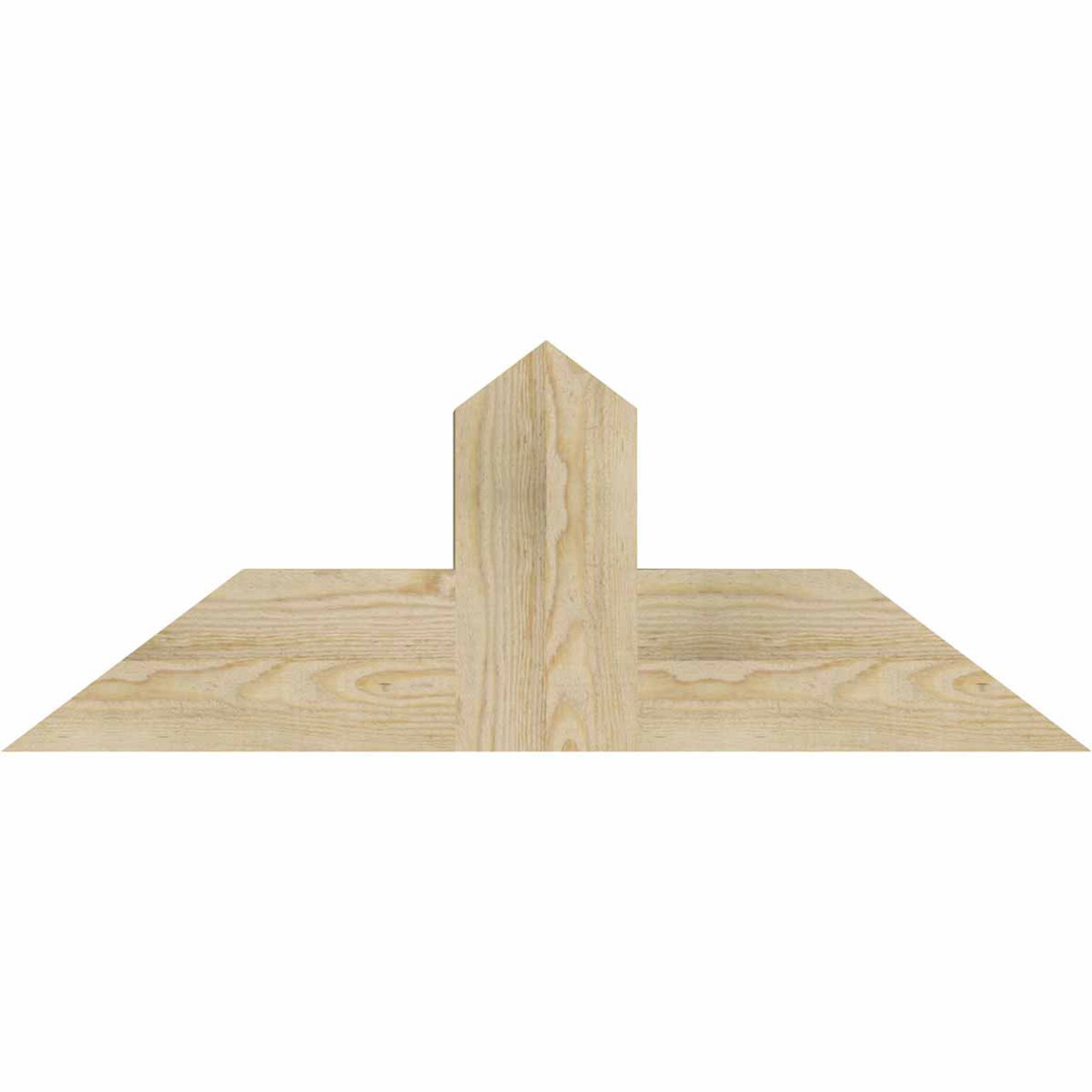 9/12 Pitch Portland Rough Sawn Timber Gable Bracket GBW036X13X0406POR00RDF