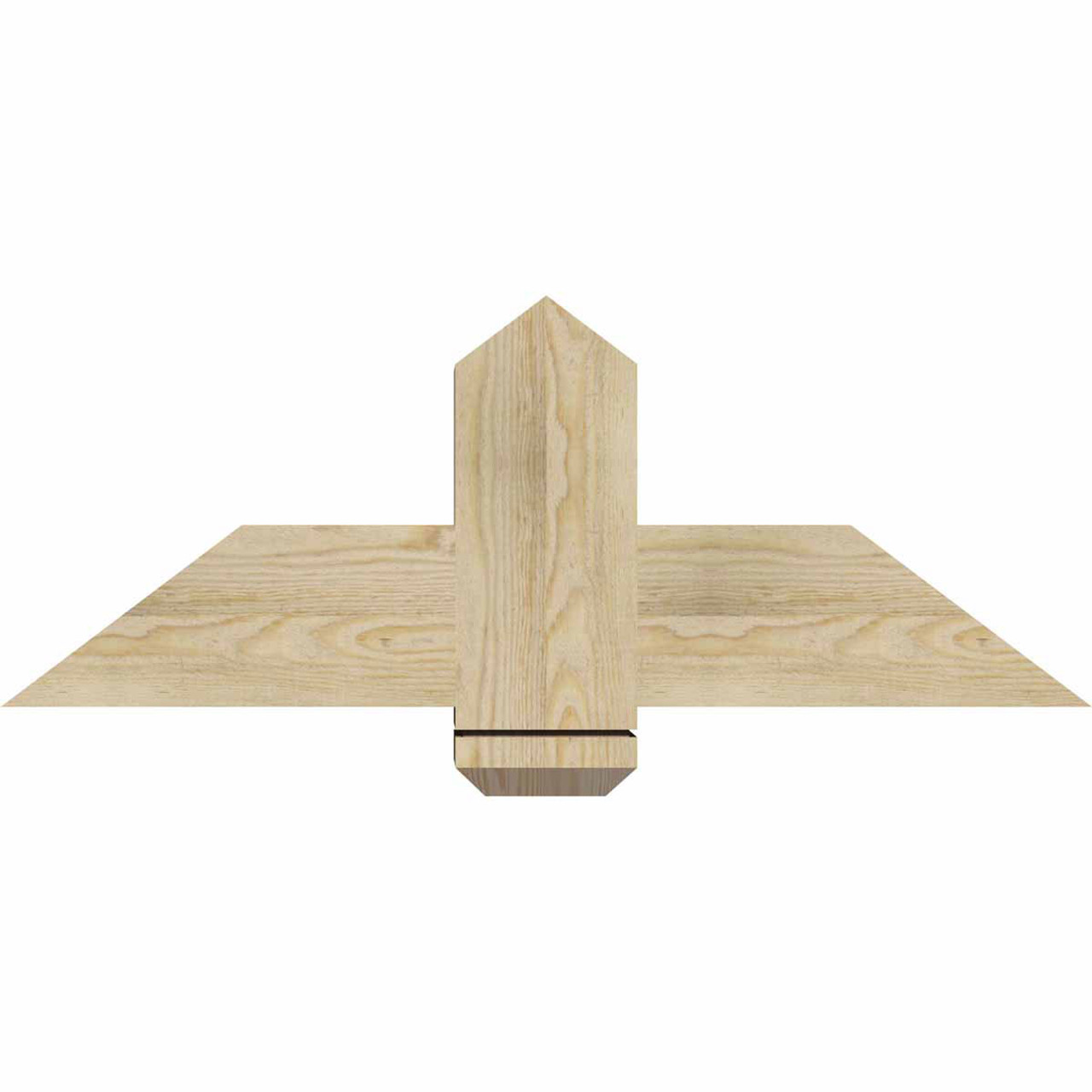 9/12 Pitch Eugene Rough Sawn Timber Gable Bracket GBW036X13X0606EUG00RDF