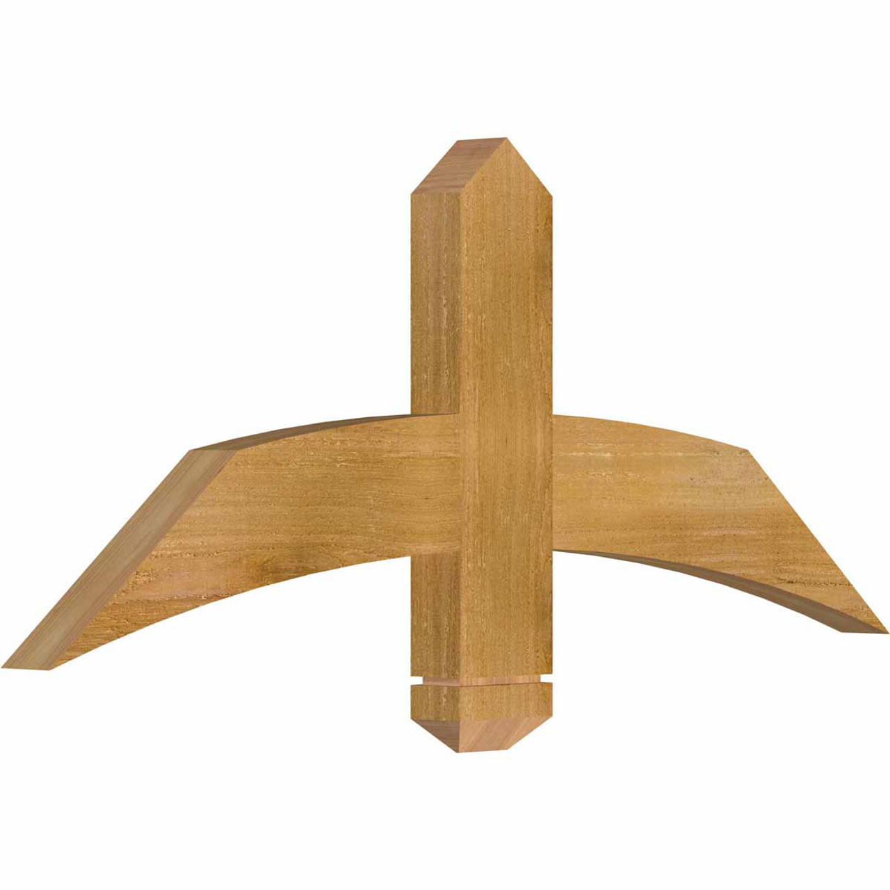 10/12 Pitch Bellingham Rough Sawn Timber Gable Bracket GBW036X15X0204BEL00RWR