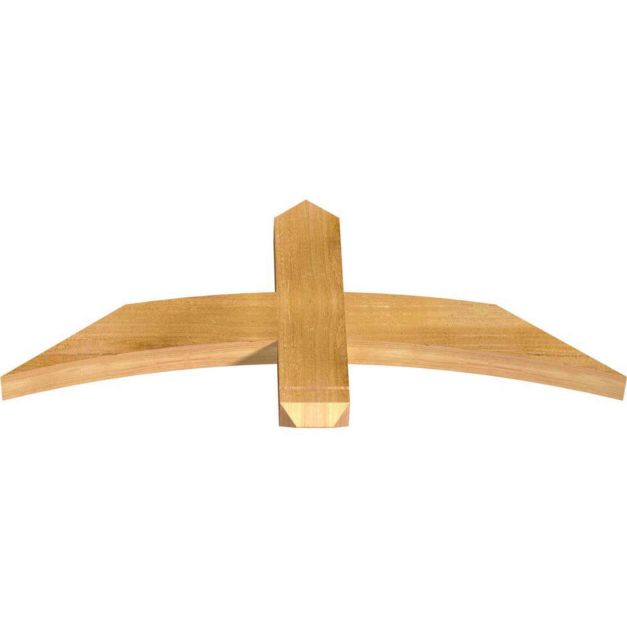 10/12 Pitch Bellingham Rough Sawn Timber Gable Bracket GBW036X15X0204BEL00RWR