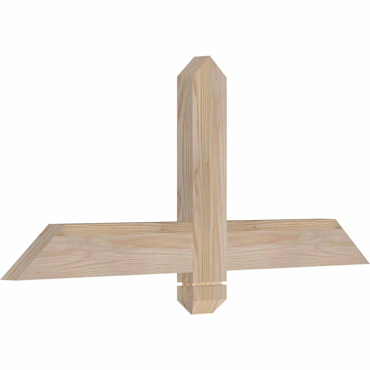 10/12 Pitch Eugene Smooth Timber Gable Bracket GBW036X15X0204EUG00SDF