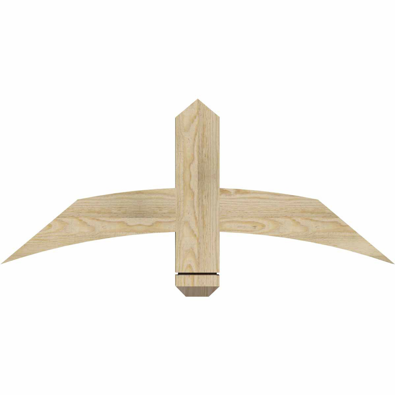 10/12 Pitch Bellingham Rough Sawn Timber Gable Bracket GBW036X15X0204BEL00RDF