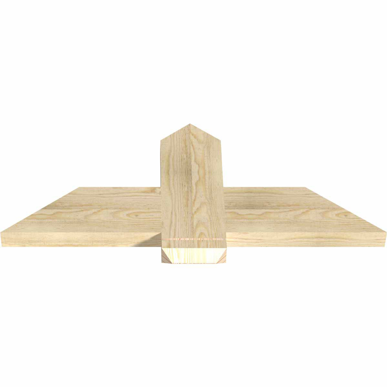 10/12 Pitch Eugene Rough Sawn Timber Gable Bracket GBW036X15X0206EUG00RDF