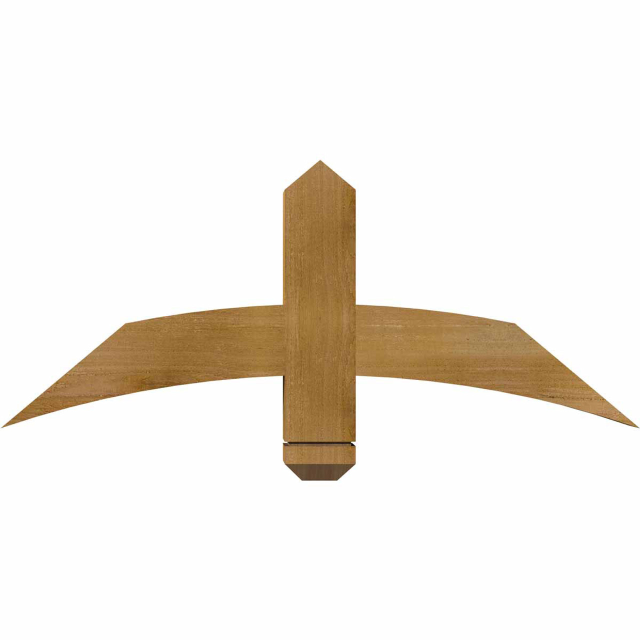 10/12 Pitch Bellingham Rough Sawn Timber Gable Bracket GBW036X15X0404BEL00RWR