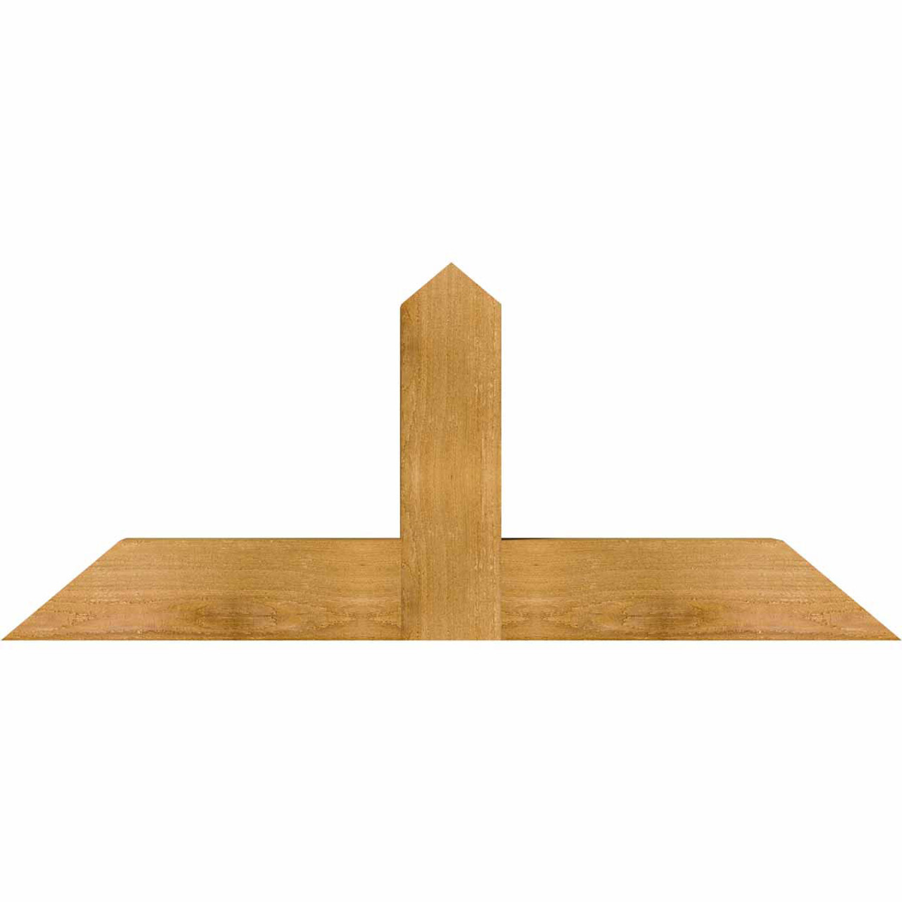 10/12 Pitch Portland Rough Sawn Timber Gable Bracket GBW036X15X0404POR00RWR