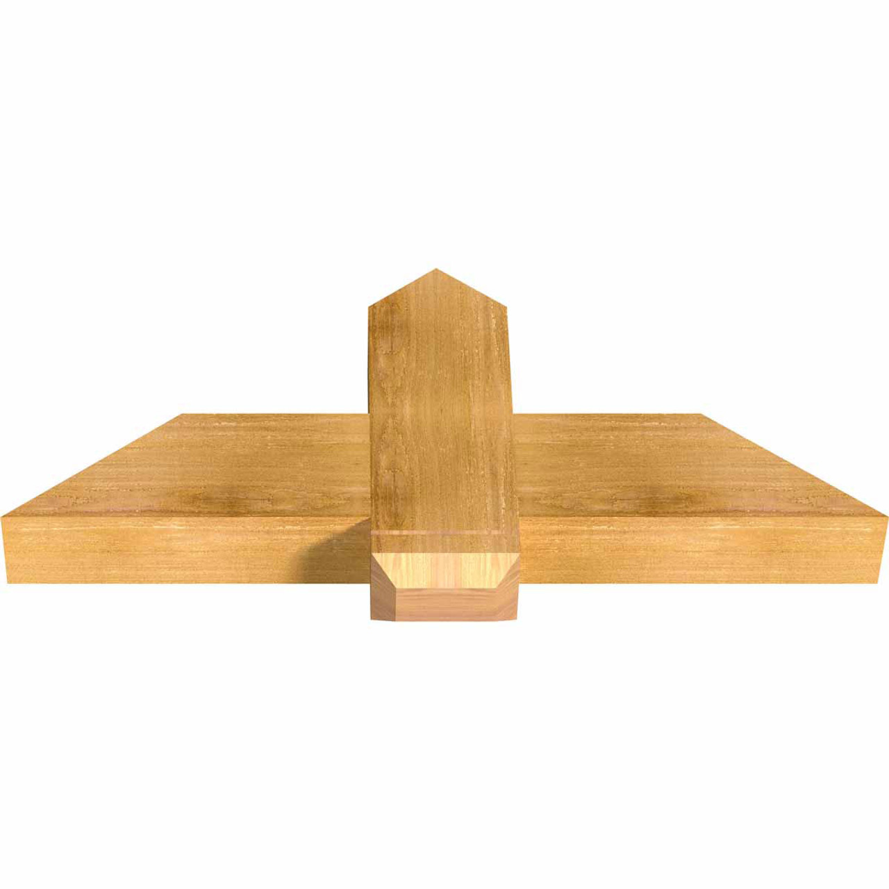 10/12 Pitch Eugene Rough Sawn Timber Gable Bracket GBW036X15X0406EUG00RWR