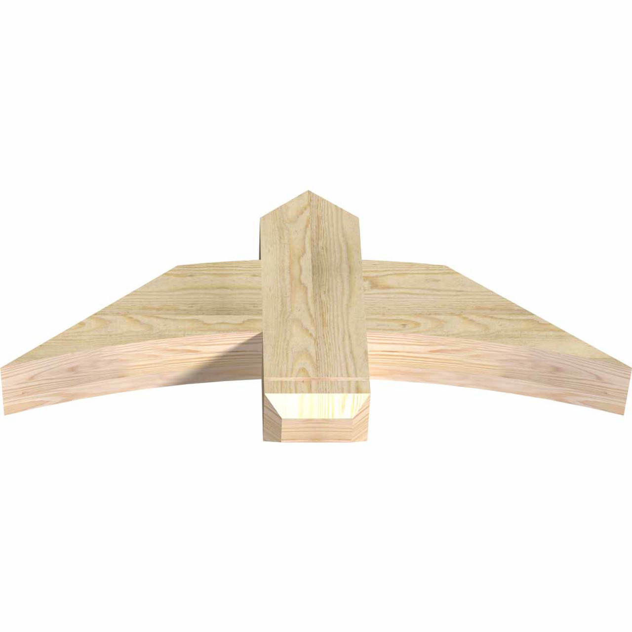 10/12 Pitch Bellingham Rough Sawn Timber Gable Bracket GBW036X15X0406BEL00RDF