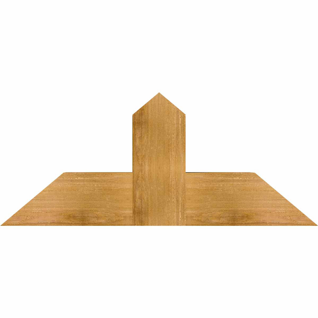 10/12 Pitch Portland Rough Sawn Timber Gable Bracket GBW036X15X0606POR00RWR