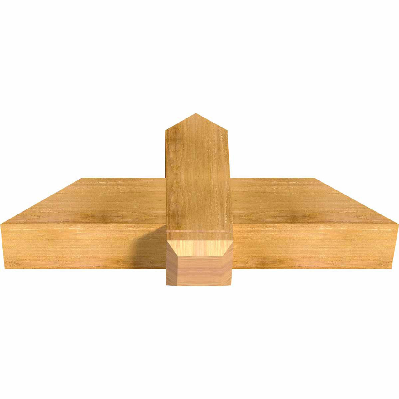 10/12 Pitch Eugene Rough Sawn Timber Gable Bracket GBW036X15X0606EUG00RWR