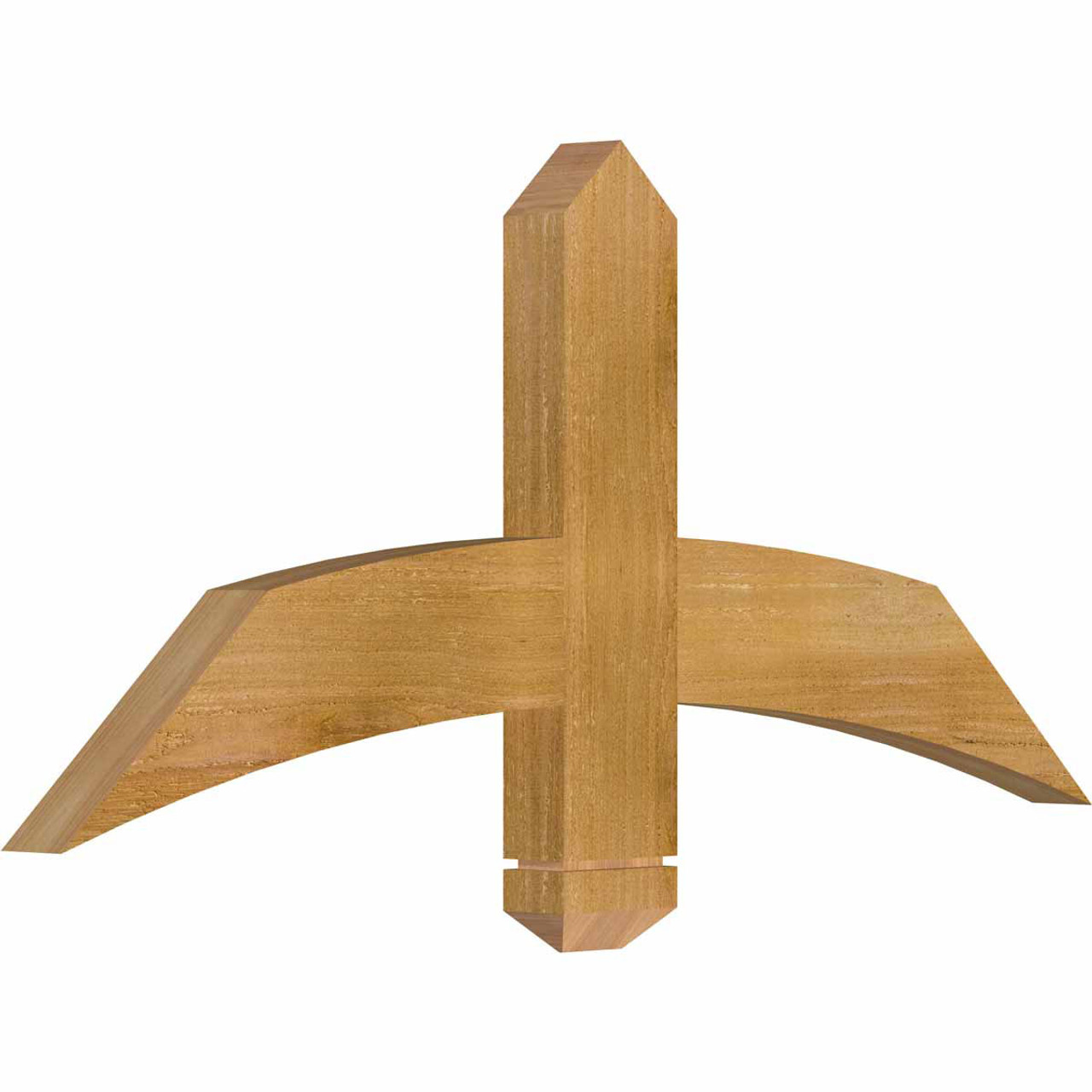 11/12 Pitch Bellingham Rough Sawn Timber Gable Bracket GBW036X16X0204BEL00RWR