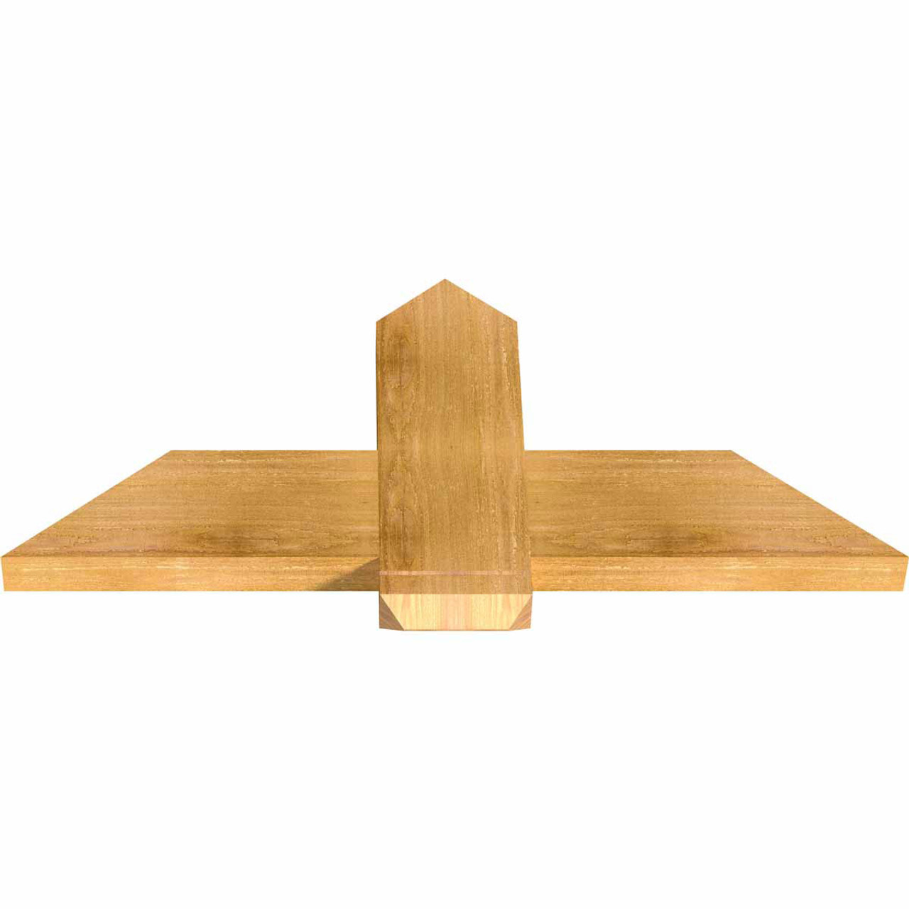 11/12 Pitch Eugene Rough Sawn Timber Gable Bracket GBW036X16X0206EUG00RWR