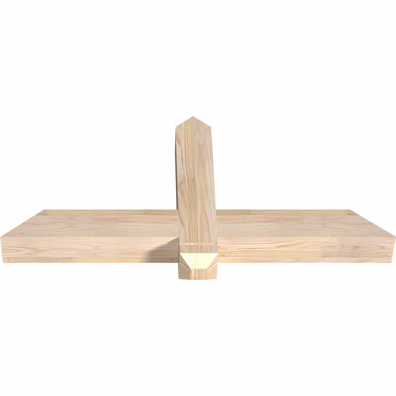 11/12 Pitch Eugene Smooth Timber Gable Bracket GBW036X16X0404EUG00SDF