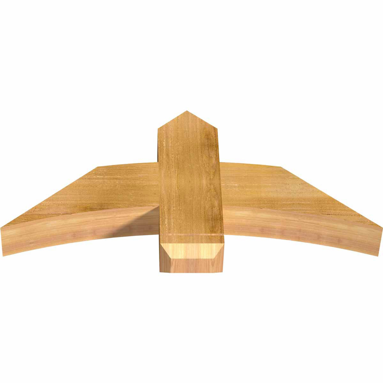 11/12 Pitch Bellingham Rough Sawn Timber Gable Bracket GBW036X16X0406BEL00RWR