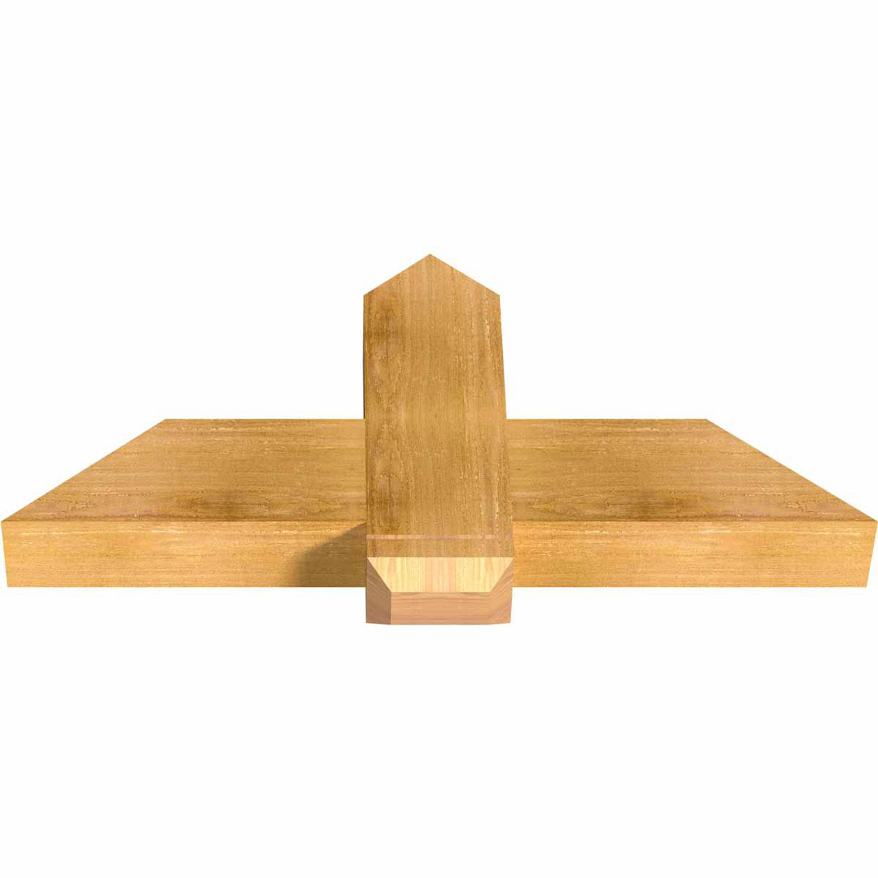 11/12 Pitch Eugene Rough Sawn Timber Gable Bracket GBW036X16X0406EUG00RWR