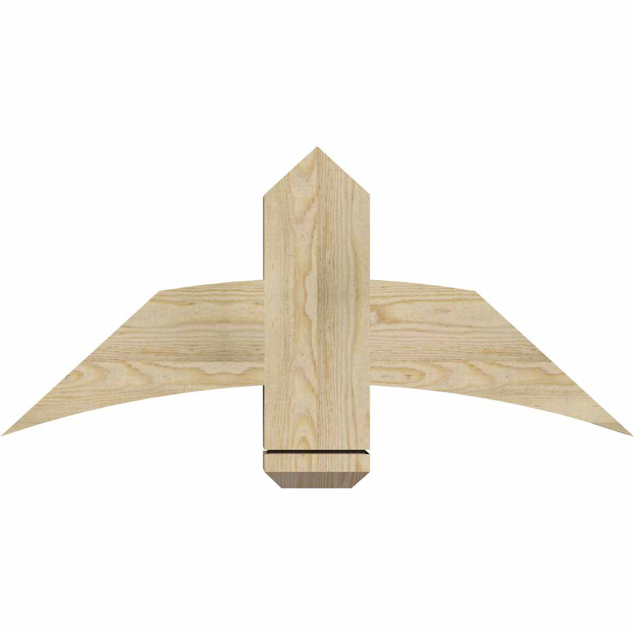 11/12 Pitch Bellingham Rough Sawn Timber Gable Bracket GBW036X16X0406BEL00RDF