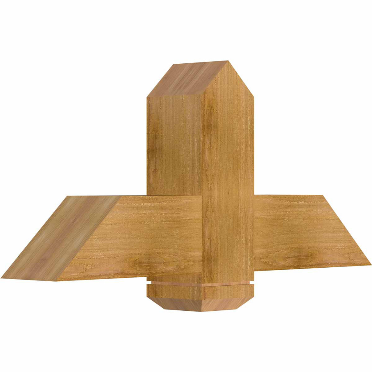 11/12 Pitch Eugene Rough Sawn Timber Gable Bracket GBW036X16X0606EUG00RWR