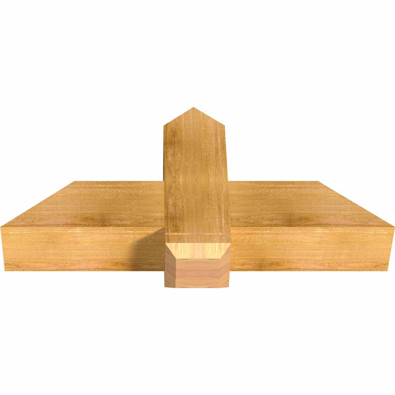 11/12 Pitch Eugene Rough Sawn Timber Gable Bracket GBW036X16X0606EUG00RWR