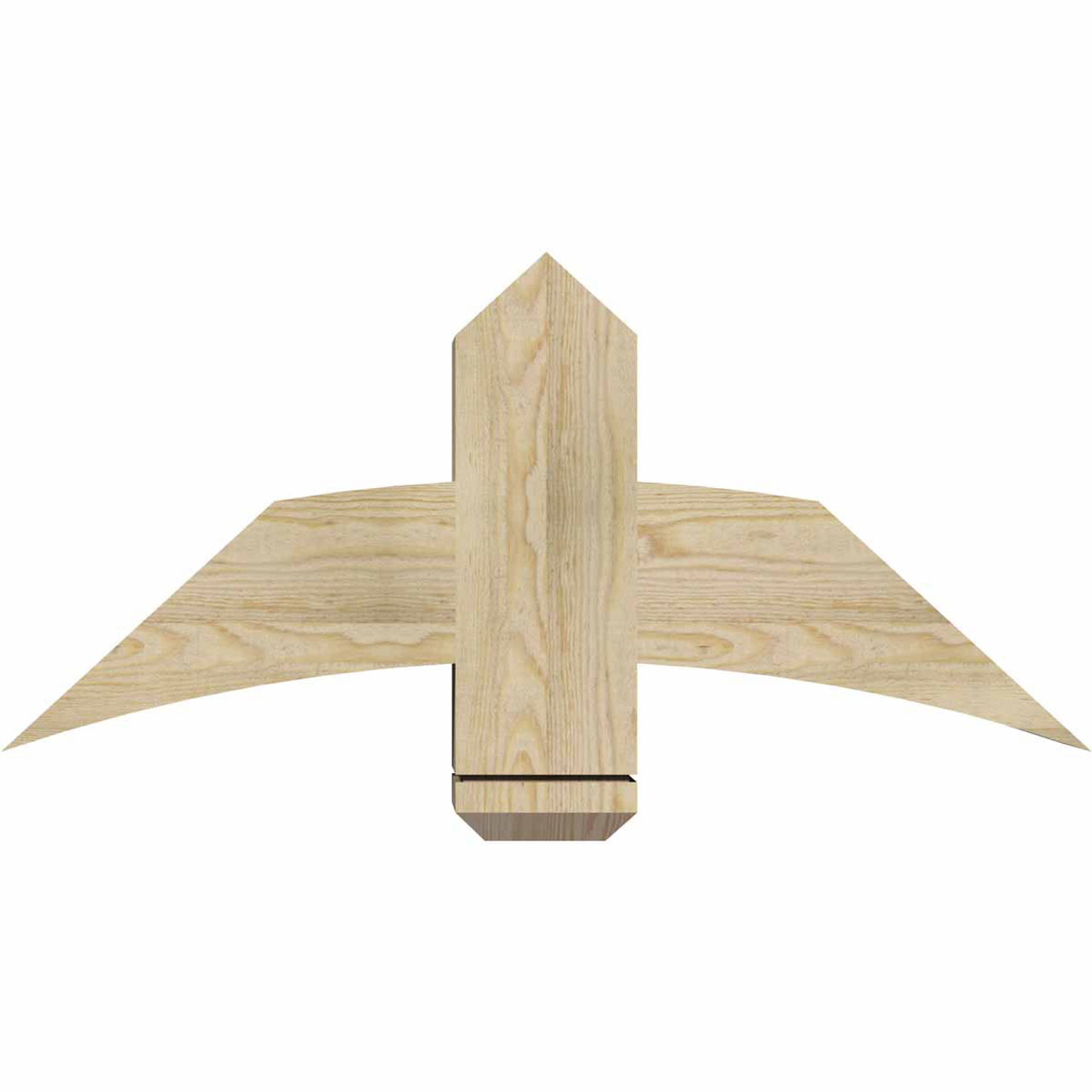 11/12 Pitch Bellingham Rough Sawn Timber Gable Bracket GBW036X16X0606BEL00RDF