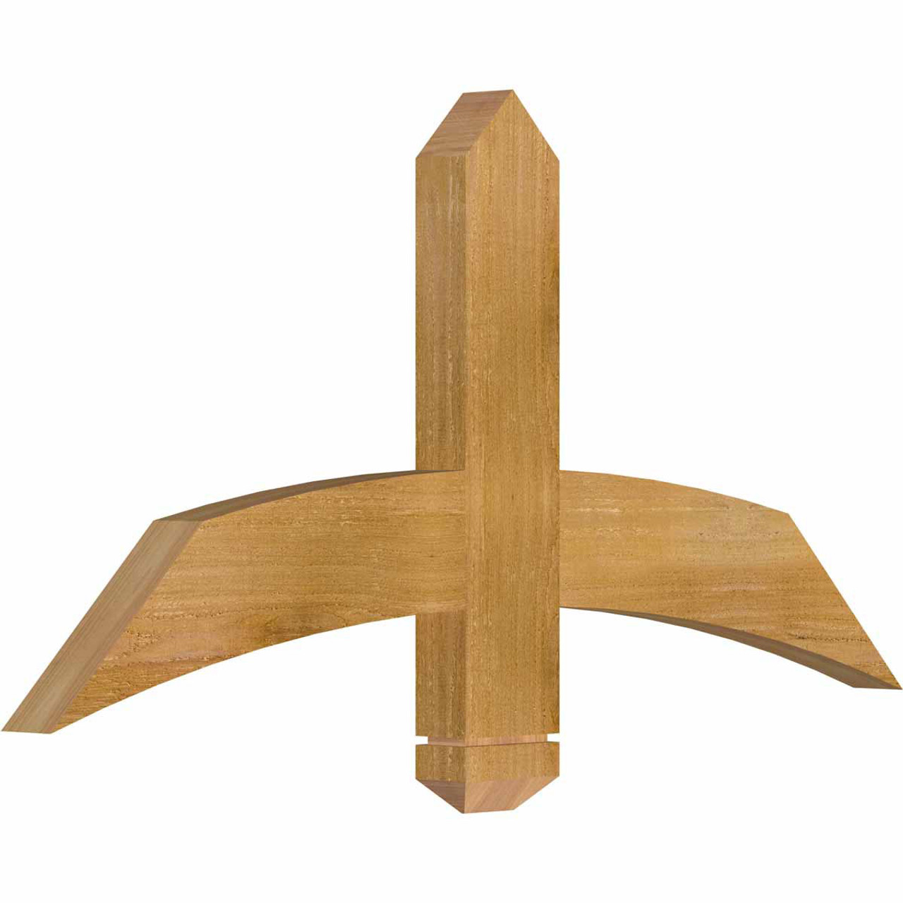 12/12 Pitch Bellingham Rough Sawn Timber Gable Bracket GBW036X18X0204BEL00RWR