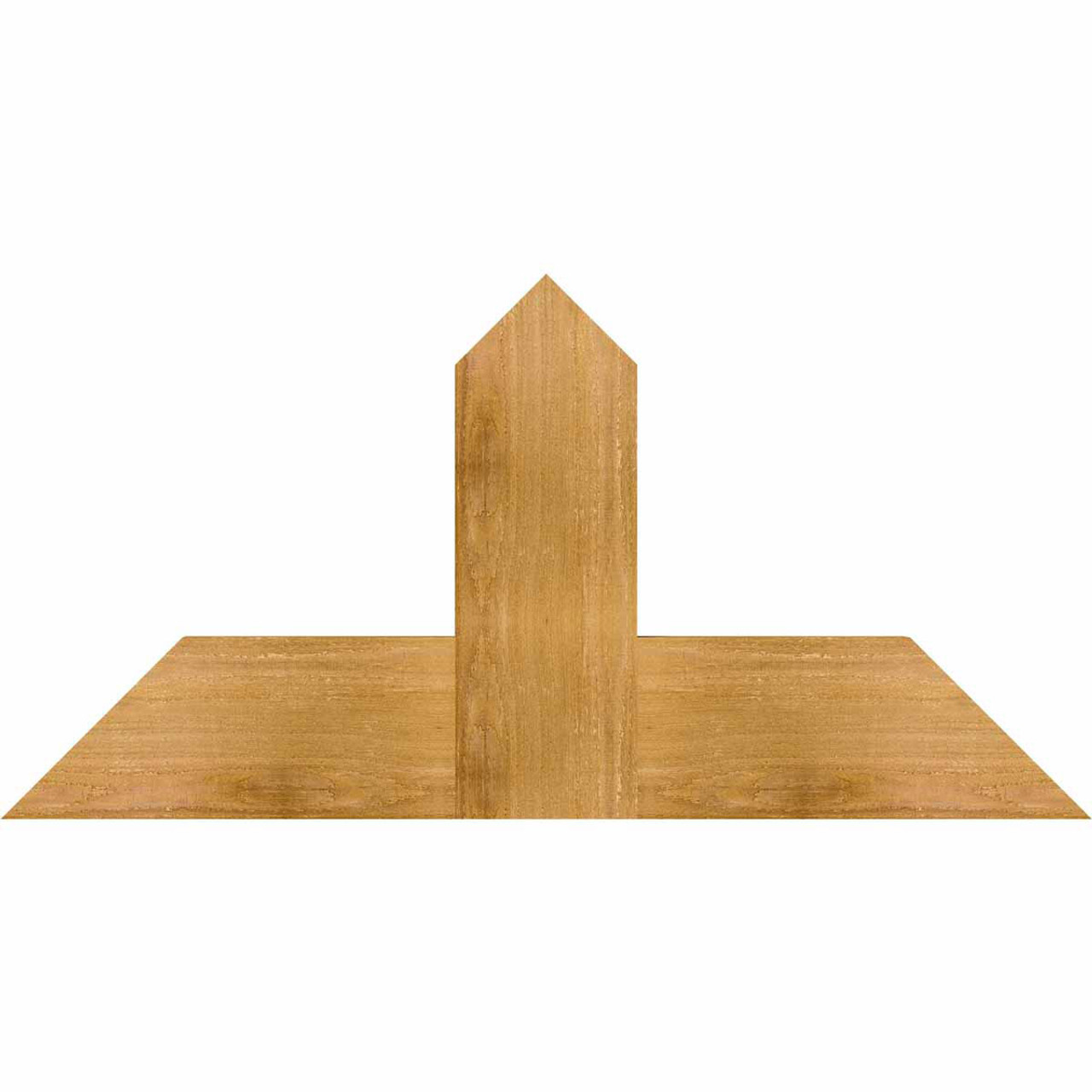 12/12 Pitch Portland Rough Sawn Timber Gable Bracket GBW036X18X0206POR00RWR