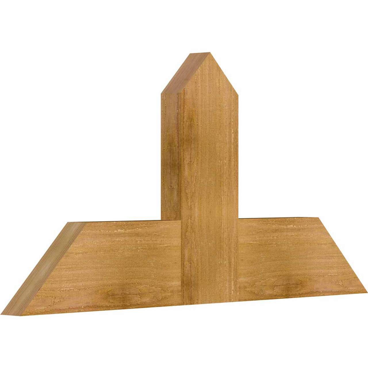 12/12 Pitch Portland Rough Sawn Timber Gable Bracket GBW036X18X0206POR00RWR