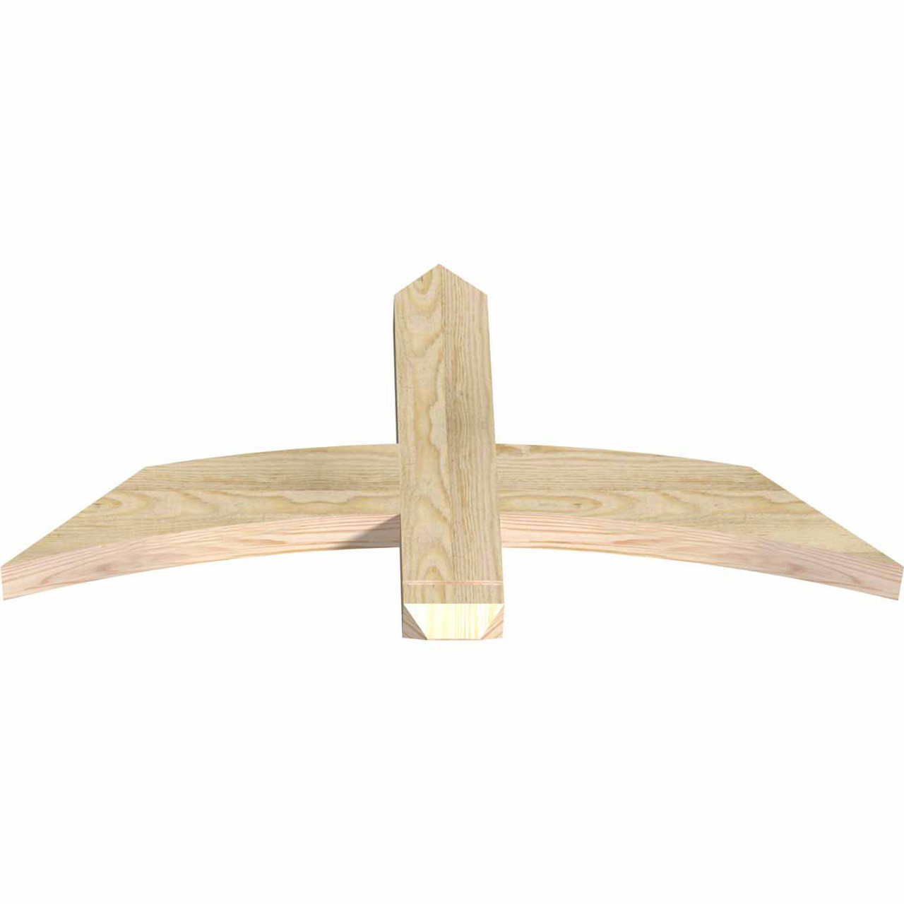 12/12 Pitch Bellingham Rough Sawn Timber Gable Bracket GBW036X18X0204BEL00RDF