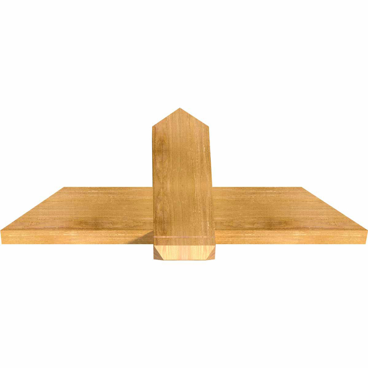 12/12 Pitch Eugene Rough Sawn Timber Gable Bracket GBW036X18X0206EUG00RWR