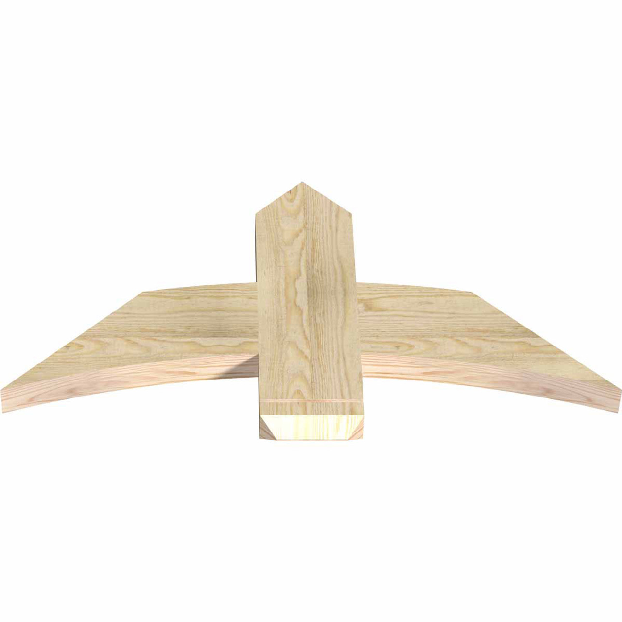 12/12 Pitch Bellingham Rough Sawn Timber Gable Bracket GBW036X18X0206BEL00RDF