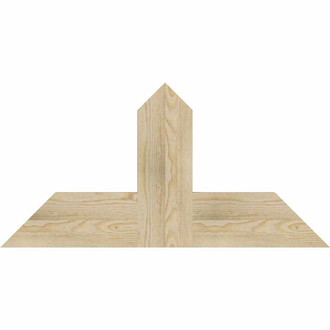 12/12 Pitch Portland Rough Sawn Timber Gable Bracket GBW036X18X0206POR00RDF