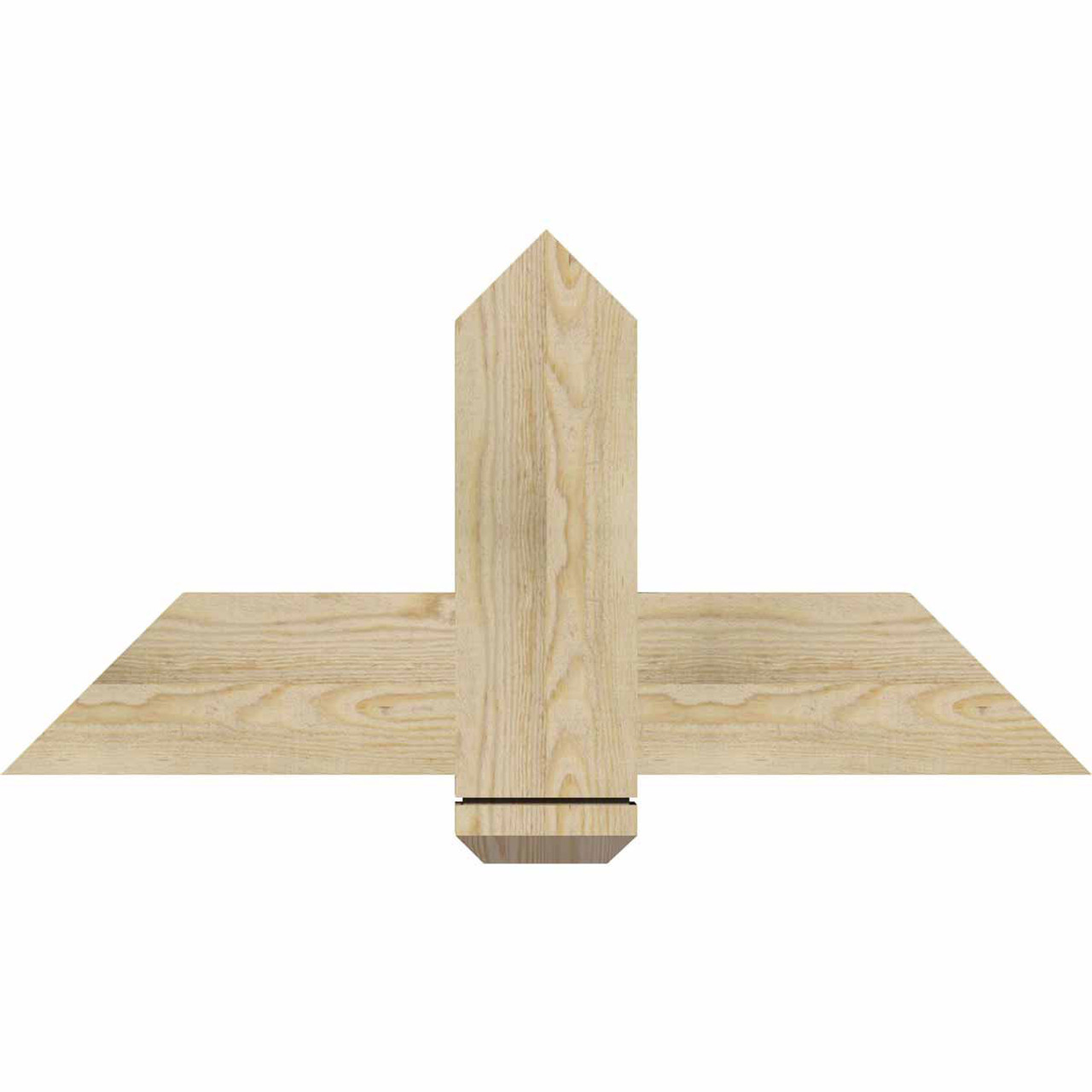 12/12 Pitch Eugene Rough Sawn Timber Gable Bracket GBW036X18X0206EUG00RDF