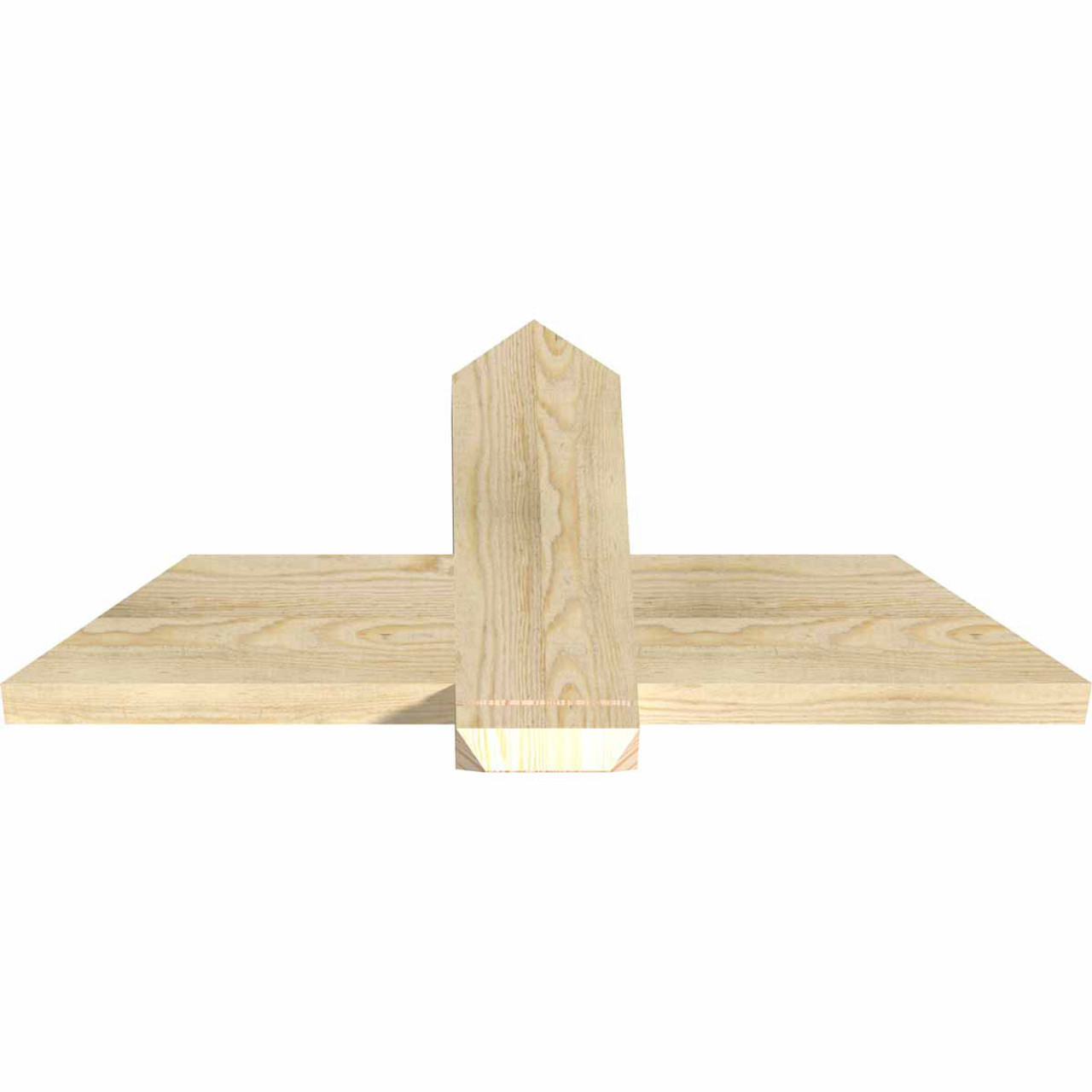 12/12 Pitch Eugene Rough Sawn Timber Gable Bracket GBW036X18X0206EUG00RDF